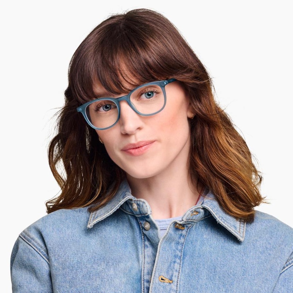 Warby Parker Durand Eyeglasses- Blue